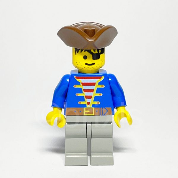 LEGO Minifigur PI008 - Pirate Blue Jacket
