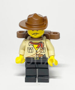 LEGO Adventurers Johnny Thunder with Backpack Minifigure ADV041