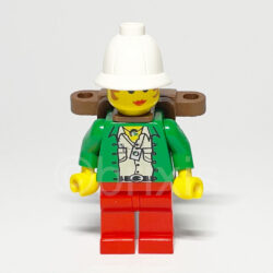 LEGO Adventurers Minifigur Pippin Reed Miss Gail Storm (ADV044) – Vorderansicht