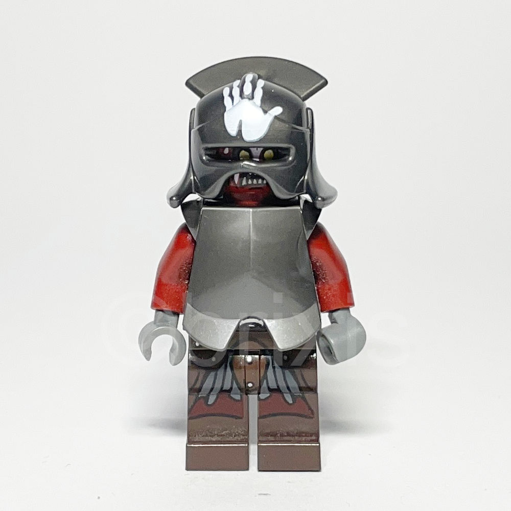 LEGO The Hobbit and The Lord of the Rings Minifigur Uruk-hai (LOR022) gebraucht - LEGO Lord of the Rings Uruk hai Minifigure LOR022 LEGO Lord of the Rings Minifigur Uruk-hai (LOR022) – Vorderansicht