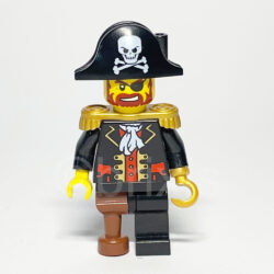 LEGO Pirates Minifigur Captain Brickbeard (PI081) – Vorderansicht