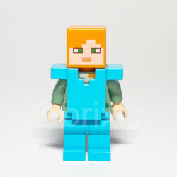 LEGO Minecraft Minifigur Alex (MIN070) – Vorderansicht