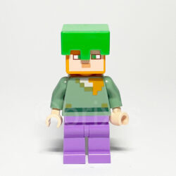 LEGO Minecraft Minifigur Alex (MIN089) – Vorderansicht