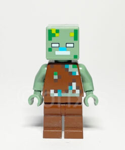 LEGO Minecraft Drowned Zombie Minifigure MIN088