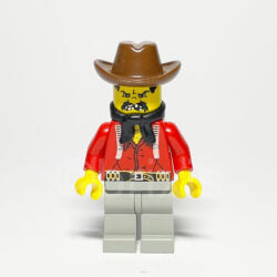 LEGO Western Minifigur Bandit 2 (WW008) – Vorderansicht