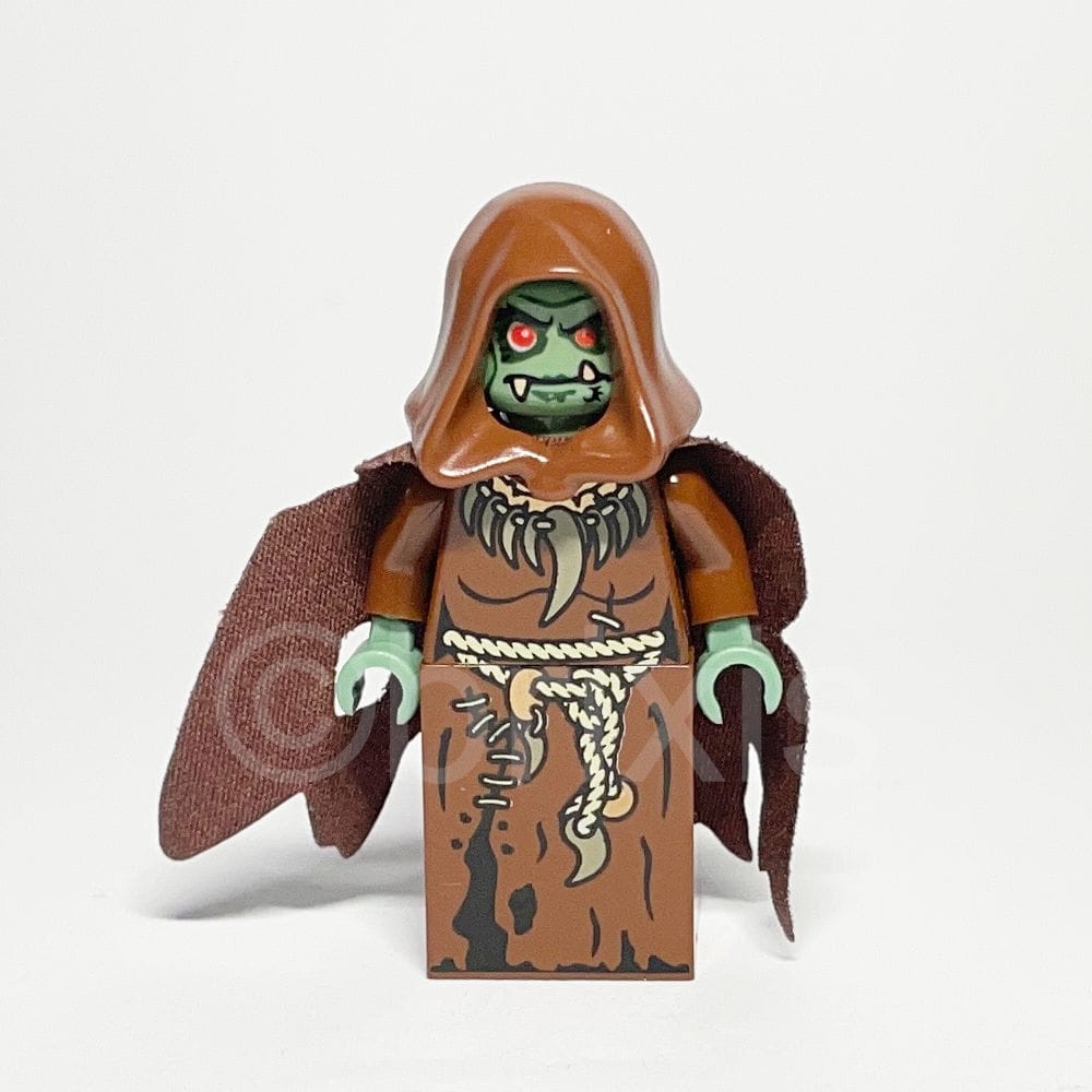 LEGO Castle Minifigur Fantasy Era (CAS421) gebraucht - Lego Minifigur CAS421 Troll Queen LEGO Castle Minifigur Troll Queen Sorceress (CAS421) – Vorderansicht