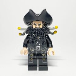 LEGO Pirates of the Caribbean Minifigur Blackbeard (POC007) – Vorderansicht