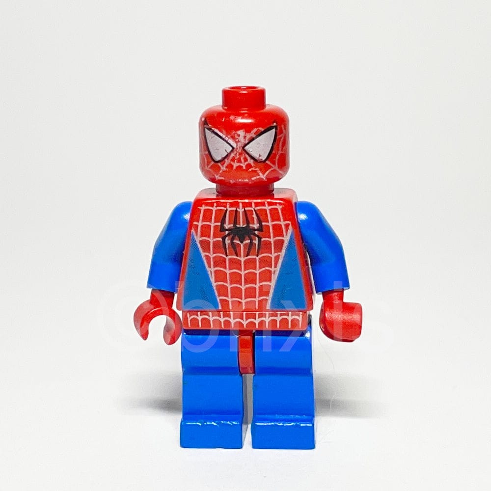 LEGO Spider-Man Minifigur Spider-Man 1 (SPD001) gebraucht - Lego Minifigur SPD001 Spider Man LEGO Spider-Man Minifigur Spider-Man (SPD001) – Vorderansicht