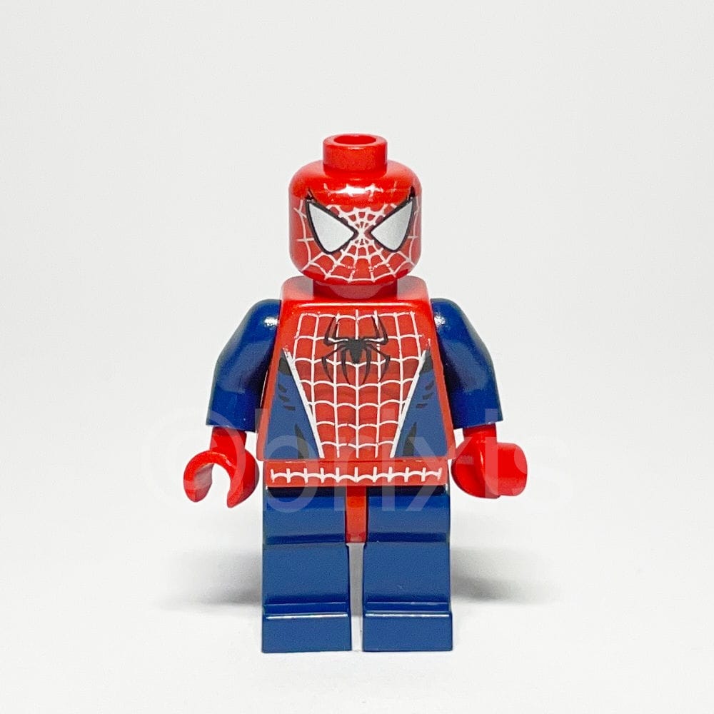 LEGO Spider-Man Minifigur Spider-Man 3 (SPD028) gebraucht - Lego Minifigur SPD028 Spider Man LEGO Spider-Man Minifigur Spider-Man (SPD028) – Vorderansicht