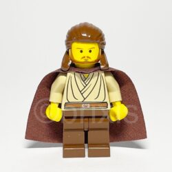 LEGO Star Wars Minifigur Qui-Gon Jinn (SW0027) – Vorderansicht