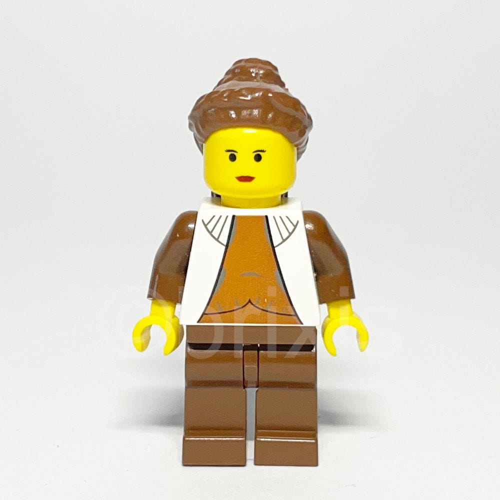 LEGO Star Wars Minifigur Princess Leia (SW0104) gebraucht - Lego Minifigur SW0104 Princess Leia LEGO Star Wars Minifigur Princess Leia (SW0104) – Vorderansicht