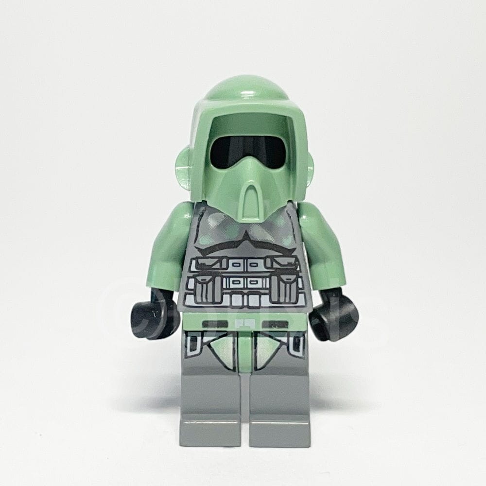 LEGO Star Wars Minifigur Clone Scout Trooper Episode 3 (SW0131) gebraucht - Lego Minifigur SW0131 Kashyyyk Trooper LEGO Star Wars Minifigur Clone Scout Trooper (SW0131) – Vorderansicht