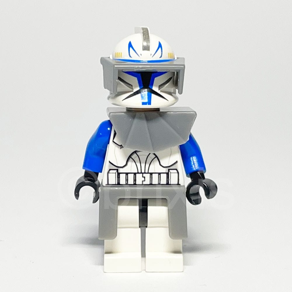 LEGO Star Wars Minifigur Clone Trooper Captain Rex (SW0194) gebraucht - Lego Minifigur SW0194 Clone Trooper Captain LEGO Star Wars Minifigur Clone Trooper Captain Rex (SW0194) – Vorderansicht