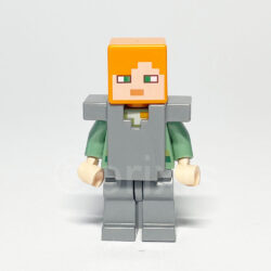 LEGO Minecraft Minifigur Alex (MIN059) – Vorderansicht
