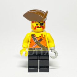 LEGO Pirates Minifigur Shirt with Knife (PI024) – Vorderansicht