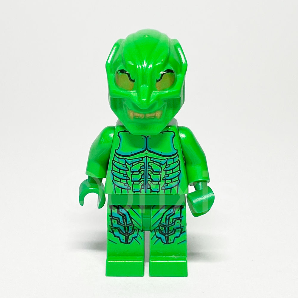 LEGO Spider-Man Minifigur Green Goblin 2 (SPD006) gebraucht - LEGO Spider Man Green Goblin 2 Minifigure SPD006 LEGO Spider-Man Minifigur Green Goblin 2 (SPD006) – Vorderansicht