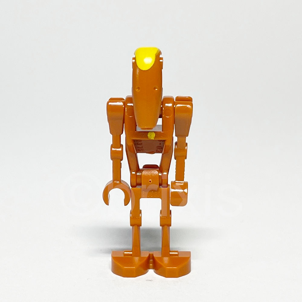 LEGO Star Wars Minifigur Battle Droid Commander (SW0482) gebraucht - LEGO Star Wars Battle Droid Commander Minifigure SW0482 LEGO Star Wars Minifigur Battle Droid Commander (SW0482) – Vorderansicht