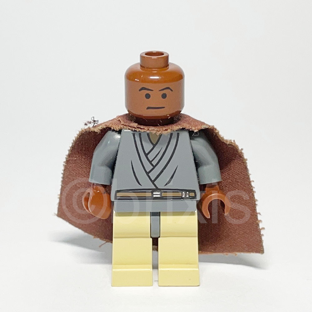 LEGO Star Wars Minifigur Mace Windu (SW0148) gebraucht - LEGO Star Wars Mace Windu Minifigure SW0148 LEGO Star Wars Minifigur Mace Windu (SW0148) – Vorderansicht