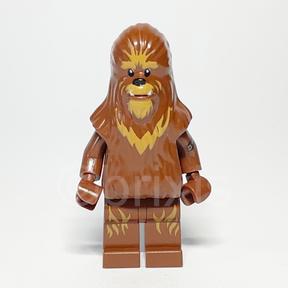 LEGO Star Wars Minifigur Wookiee (SW0627) gebraucht - LEGO Star Wars Wookiee Minifigure SW0627 LEGO Star Wars Minifigur Wookiee (SW0627) – Vorderansicht
