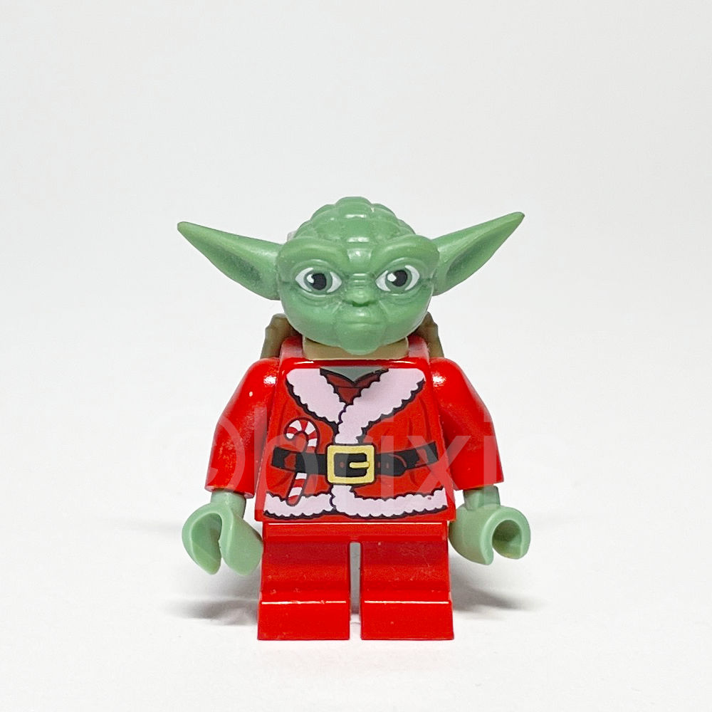 LEGO Star Wars Minifigur Yoda (SW0358) gebraucht - LEGO Star Wars Yoda Minifigure SW0358 LEGO Star Wars Minifigur Yoda (SW0358) – Vorderansicht