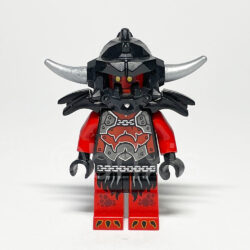 LEGO NEXO Knights Minifigur Ash Attacker (NEX045) – Vorderansicht