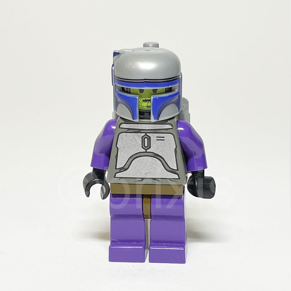 LEGO Star Wars Minifigur Jango Fett (SW0053) gebraucht - LEGO Star Wars Jango Fett Minifigure SW0053 LEGO Star Wars Minifigur Jango Fett (SW0053) – Vorderansicht
