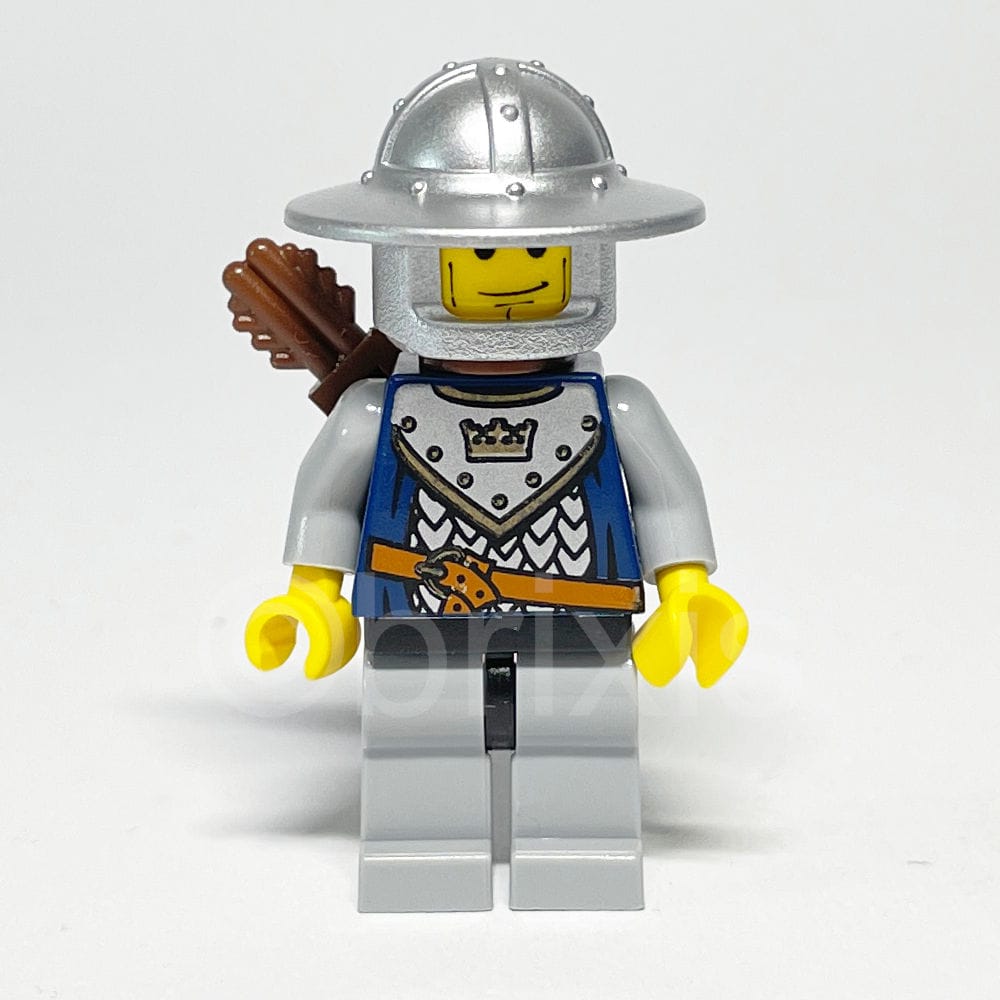 LEGO Castle Minifigur Fantasy Era (CAS347) gebraucht - LEGO Castle Crown Knight Scale Mail Minifigure CAS347 LEGO Castle Minifigur Crown Knight Scale Mail (CAS347) – Vorderansicht