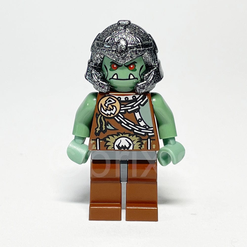 LEGO Castle Minifigur Troll Warrior 3 (CAS368) gebraucht - LEGO Castle Troll Warrior 3 Minifigure CAS368 LEGO Castle Minifigur Troll Warrior 3 (CAS368) – Vorderansicht