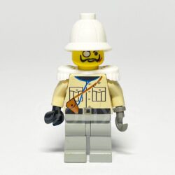 LEGO Adventurers Minifigur Lord Sam Sinister (ADV039) – Vorderansicht