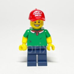 LEGO Collectible Minifigur Pizza Delivery Guy (COL189) – Vorderansicht