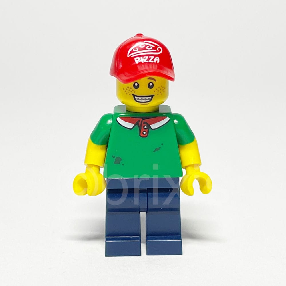 LEGO Collectible Minifigur Pizza Delivery Guy (COL189) gebraucht - LEGO Collectible Pizza Delivery Guy Minifigure COL189 LEGO Collectible Minifigur Pizza Delivery Guy (COL189) – Vorderansicht