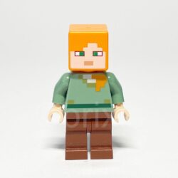 LEGO Minecraft Minifigur Alex (MIN017) – Vorderansicht