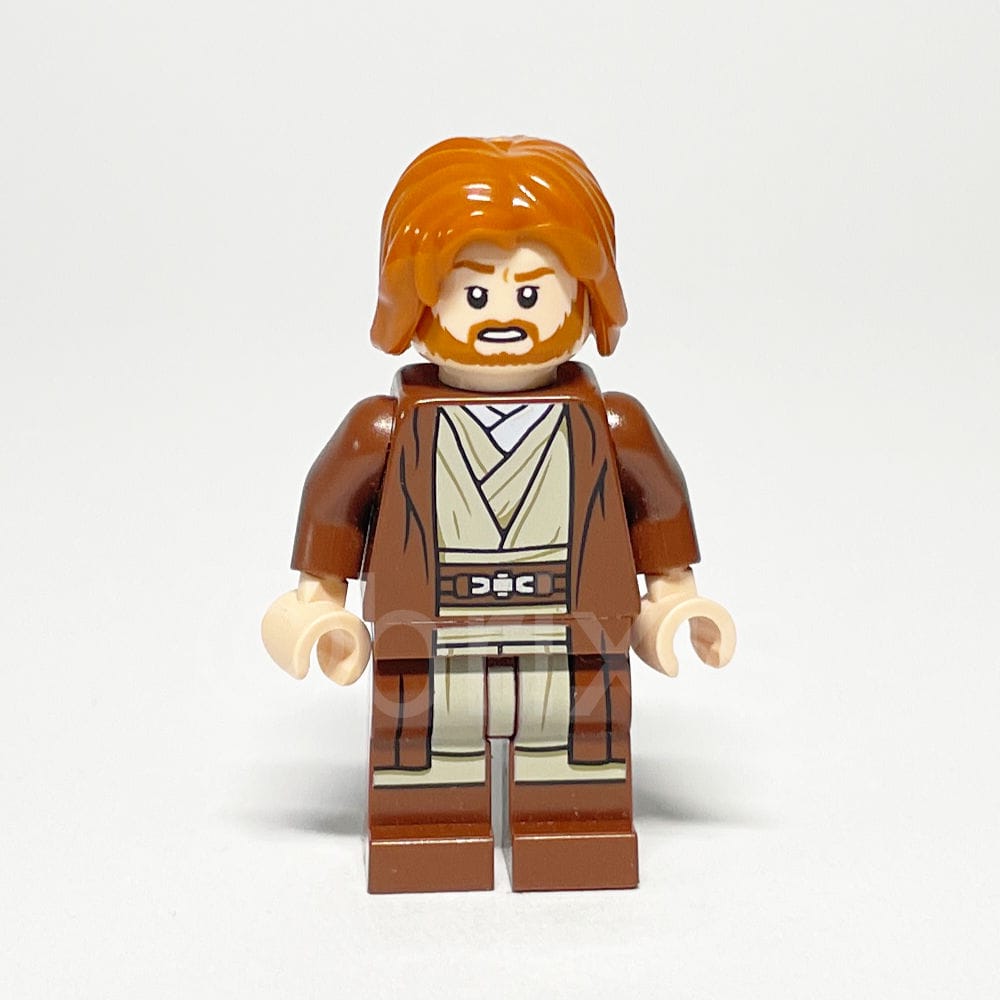 LEGO Star Wars Minifigur Obi-Wan Kenobi (SW1220) gebraucht - LEGO Star Wars Obi Wan Kenobi Minifigure SW1220 LEGO Star Wars Minifigur Obi-Wan Kenobi (SW1220) – Vorderansicht