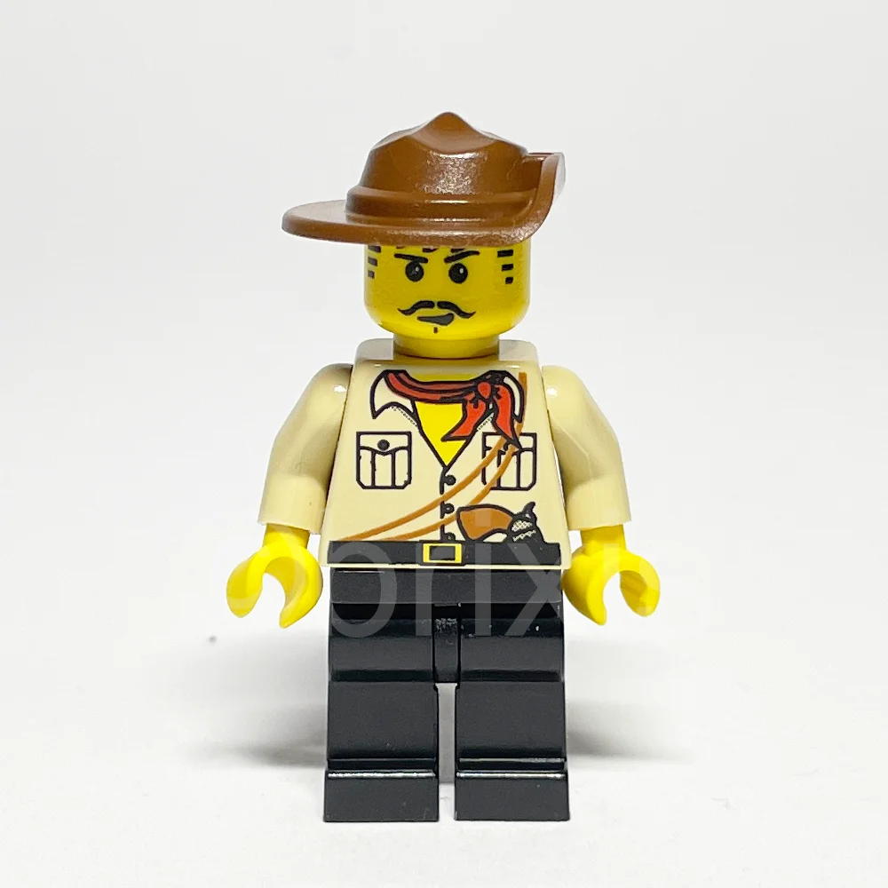 LEGO Adventurers Minifigur Johnny Thunder (ADV051) gebraucht - LEGO Adventurers Johnny Thunder Minifigur ADV051 LEGO Adventurers Minifigur Johnny Thunder (ADV051) – Vorderansicht