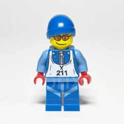 LEGO Collectible Minifigur Skier (COL028) – Vorderansicht