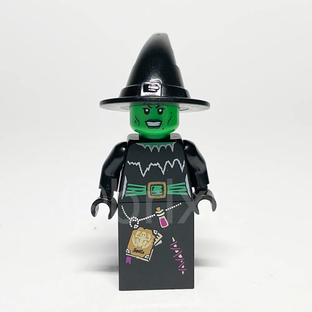 LEGO Collectible Minifigur Witch (COL020) gebraucht - LEGO Collectible Witch Minifigur COL020 LEGO Collectible Minifigur Witch (COL020) – Vorderansicht
