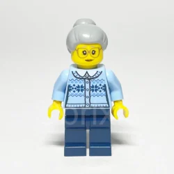 LEGO Holiday & Event Minifigur Grandmother (HOL106) – Vorderansicht
