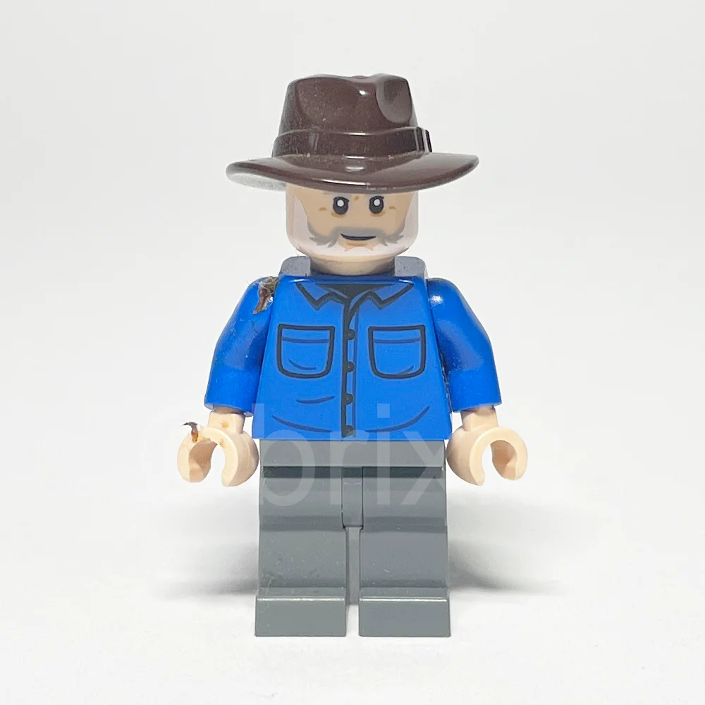 LEGO Jurassic World Minifigur Dr. Alan Grant (JW081) gebraucht - LEGO Jurassic World Dr. Alan Grant Minifigur JW081 LEGO Jurassic World Minifigur Dr. Alan Grant (JW081) – Vorderansicht