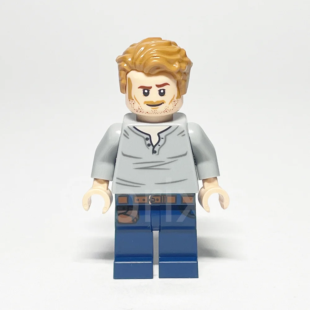 LEGO Jurassic World Minifigur Owen Grady (JW048) gebraucht - LEGO Jurassic World Owen Grady Minifigur JW048 LEGO Jurassic World Minifigur Owen Grady (JW048) – Vorderansicht