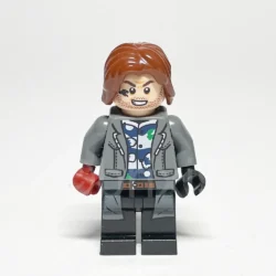 LEGO Jurassic World Minifigur Rainn Delacourt (JW077) – Vorderansicht