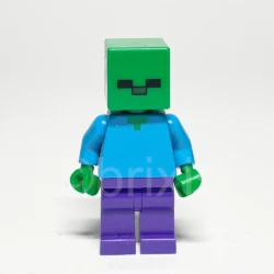 LEGO Minecraft Minifigur Zombie (MIN010) – Vorderansicht