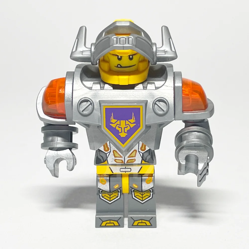 LEGO NEXO KNIGHTS Minifigur Axl (NEX007) gebraucht - LEGO NEXO KNIGHTS Axl Minifigur NEX007 LEGO NEXO Knights Minifigur Axl (NEX007) – Vorderansicht