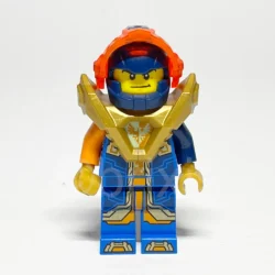 LEGO NEXO Knights Minifigur Clay Moorington (NEX140) – Vorderansicht