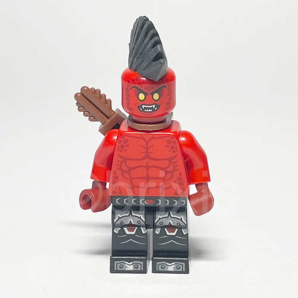 LEGO NEXO KNIGHTS Minifigur Flame Thrower (NEX003) gebraucht - LEGO NEXO KNIGHTS Flame Thrower Minifigur NEX003 LEGO NEXO Knights Minifigur Flame Thrower (NEX003) – Vorderansicht