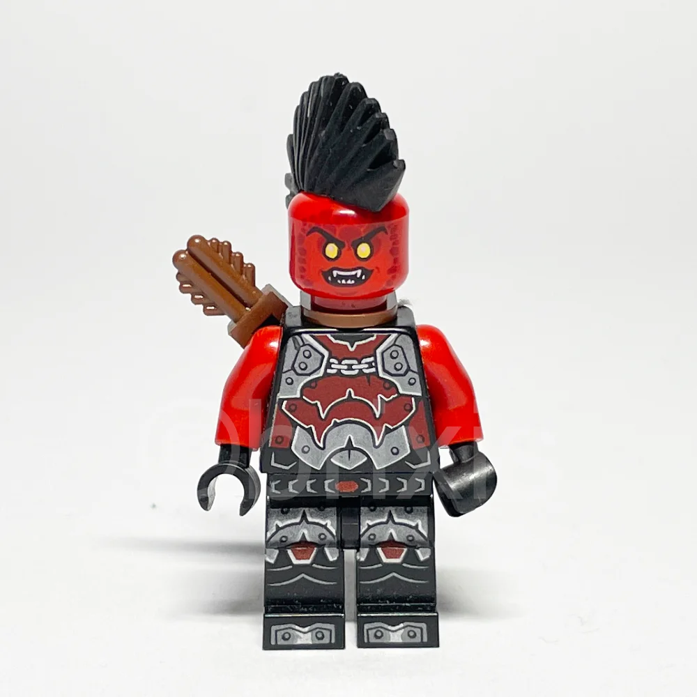 LEGO NEXO KNIGHTS Minifigur Flame Thrower (NEX052) gebraucht - LEGO NEXO KNIGHTS Flame Thrower Minifigur NEX052 LEGO NEXO Knights Minifigur Flame Thrower (NEX052) – Vorderansicht