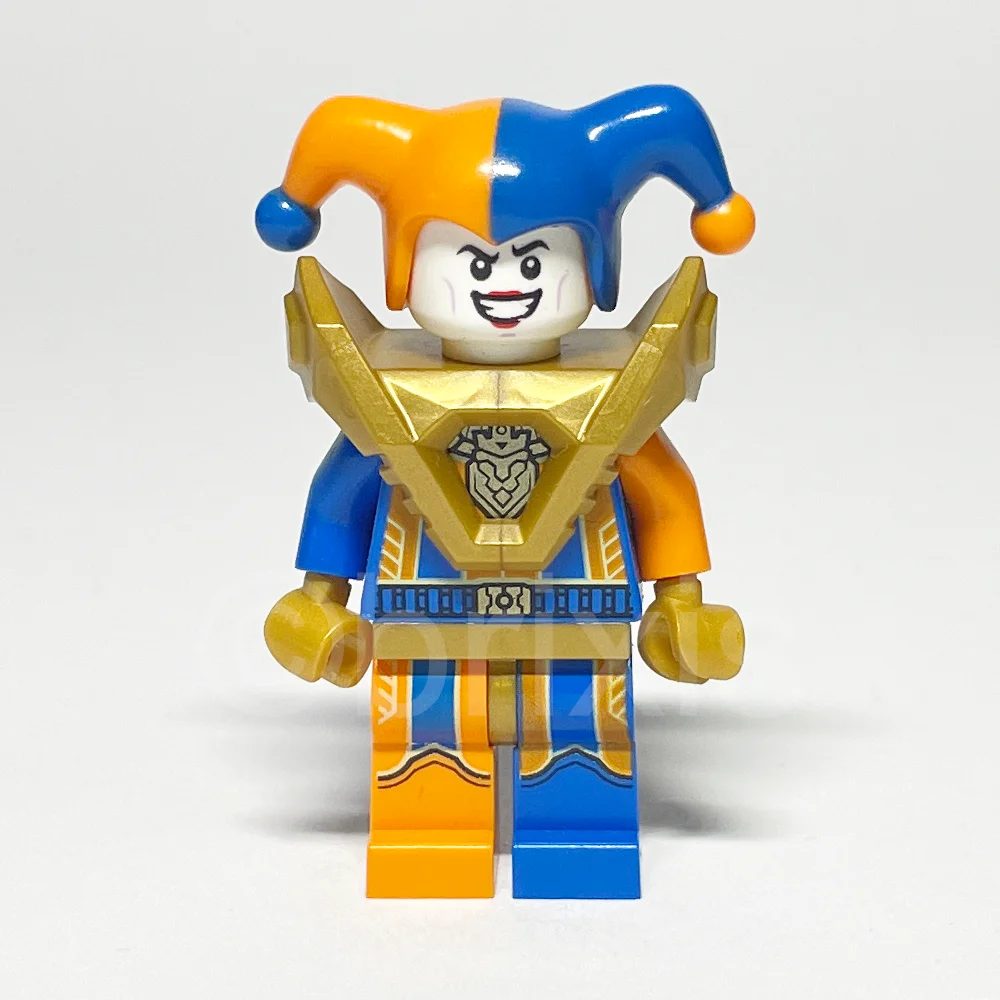 LEGO NEXO KNIGHTS Minifigur Jestro (NEX138) gebraucht - LEGO NEXO KNIGHTS Jestro Minifigur NEX138 LEGO NEXO Knights Minifigur Jestro (NEX138) – Vorderansicht