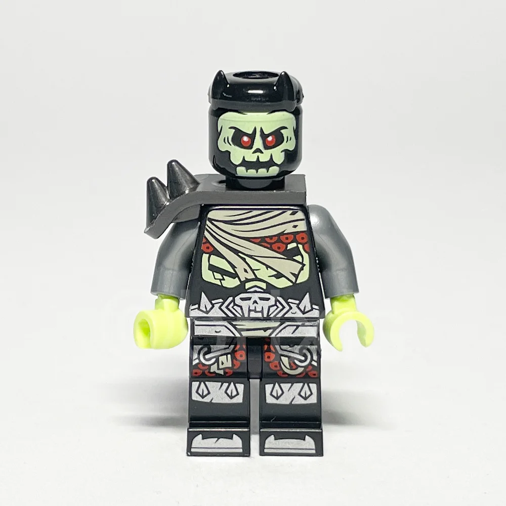 LEGO NINJAGO Minifigur Bone Warrior (NJO0791) gebraucht - LEGO NINJAGO Bone Warrior Minifigur NJO0791 LEGO NINJAGO Minifigur Bone Warrior (NJO0791) – Vorderansicht