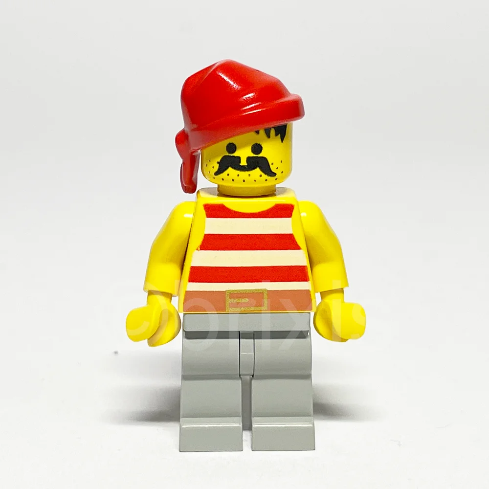 LEGO Pirates Minifigur Pirate (PI044) gebraucht - LEGO Pirates Pirate Minifigur PI044 LEGO Pirates Minifigur Pirate (PI044) – Vorderansicht