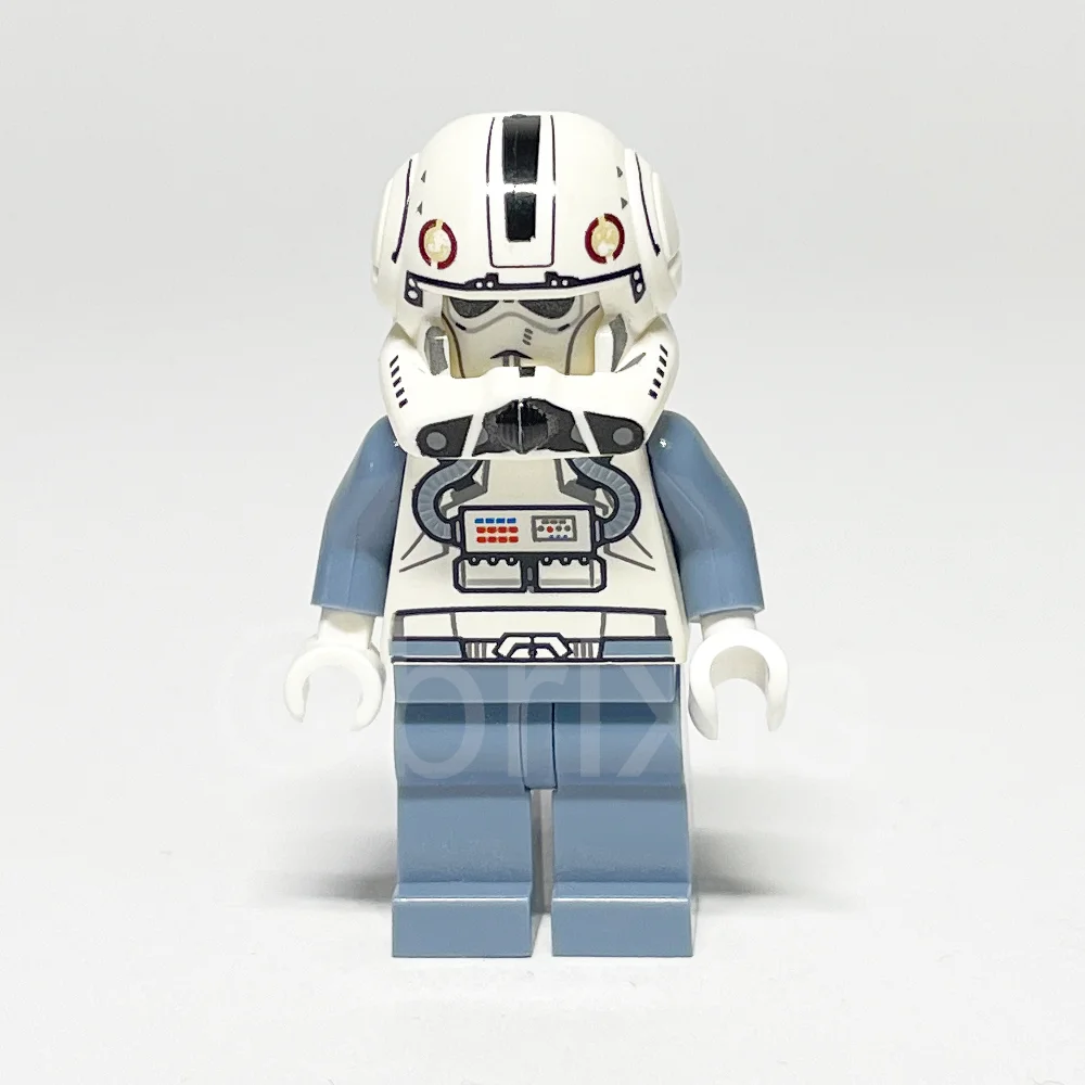 LEGO Star Wars Minifigur Clone Trooper V-wing Pilot (SW0281) gebraucht - LEGO Star Wars Clone Trooper V wing Pilot Minifigur SW0281 LEGO Star Wars Minifigur Clone Trooper V-wing Pilot (SW0281) – Vorderansicht
