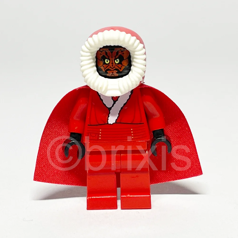 LEGO Star Wars Minifigur Santa Darth Maul (SW0423) gebraucht - LEGO Star Wars Santa Darth Maul Minifigur SW0423 LEGO Star Wars Minifigur Santa Darth Maul (SW0423) – Vorderansicht